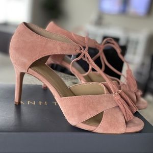 Ann Taylor Ezra Suede Tassal Sandal